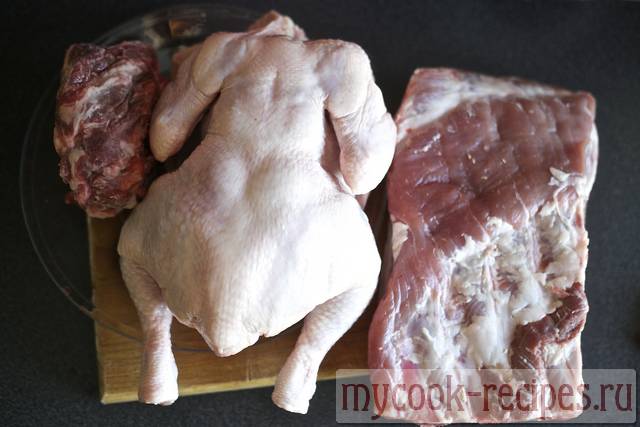 Vegetable marrows, stuffed with meat and tomatoes, Meat for mincemeat The vegetable marrows stuffed with meat and tomatoes, Meat for mincemeat