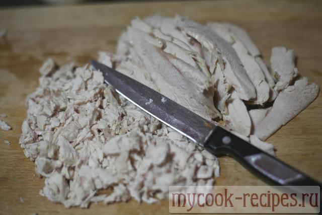Нарезанная куриная грудка Нарезанная куриная грудка