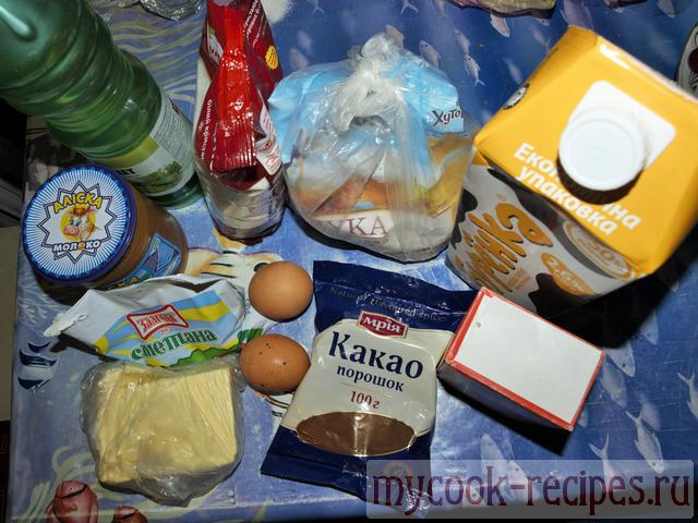 Продукты для приготовления торта «Прага» Продукты для приготовления торта «Прага»