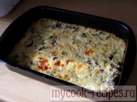 жюльен с шампиньонами, блюдо с курицей, блюдо с грибами,сметанный соус
